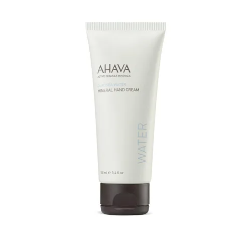 AHAVA Crema de Manos Mineral de Agua del Mar Muerto - Hidratante de Manos para Manos Secas Agrietadas, Absorción Ligera y Rápida, Enriquecida con