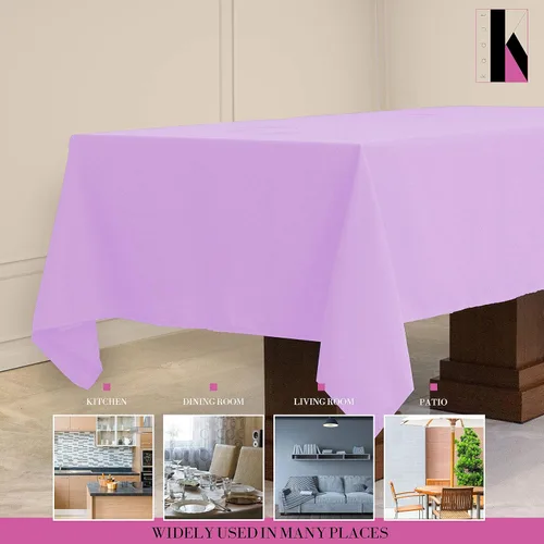 Miniatura 5 de Kadut - Mantel rectangular (60 x 102 pulgadas) para mesa de 6 pies.