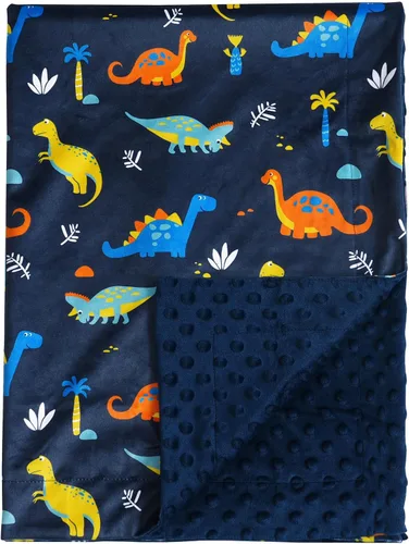 Miniatura 8 de david's kids Manta de bebé Minky Animal 40 x 50 pulgadas EE.UU