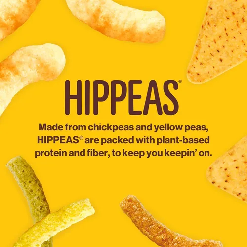 Miniatura 7 de Hippeas Chickpea Puffs, Cheddar blanco vegano, 1.5 onzas (paquete de 1), 0.25 onzas de proteína, 0.11 onzas de fibra, vegano, sin gluten