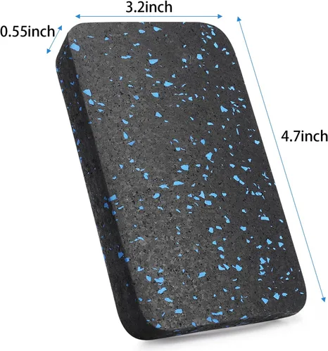 Miniatura 6 de Almohadillas para caminadora de alta resistencia, 6 almohadillas antivibraciones de goma ultra densa de 0.55 pulgadas, protección de suelo de grado
