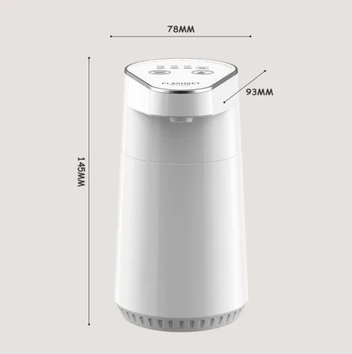Miniatura 5 de Bomba inteligente de botella de agua de 4 modos - Flujo rápido de 3 l/min, recargable por USB de 1200 mAh, volumen preestablecido y control
