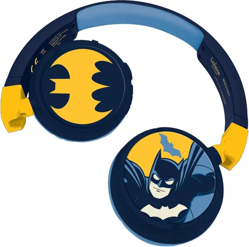 Miniatura 12 de LEXiBOOK - Auriculares inalámbricos recargables 2 en 1 con luces - Sonido estéreo, inalámbrico con cable, plegable, ajustable, luces LED - HPBTKT