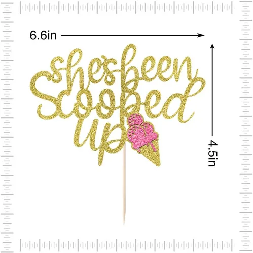 Miniatura 2 de Decoración para tartas con temática de despedida de soltera, decoración para tartas de despedida de soltera con temática de compromiso, despedida
