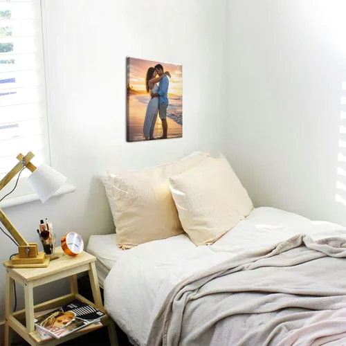 Miniatura 4 de Nxwdwqa Impresiones en Lienzo Personalizadas con Tus Fotos Impresas, Arte de Pared en Lienzo Personalizado, Sube Tu Foto al Arte de Pared, Regalo