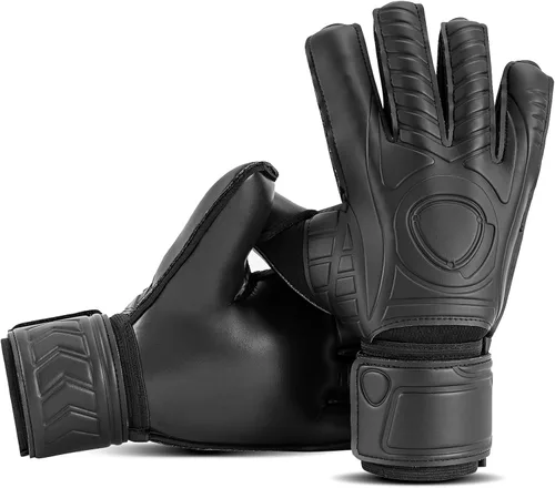 Miniatura 10 de Guantes de portero de fútbol con protección para los dedos para prevenir lesiones, agarre fuerte para enfrentamientos difíciles, guantes de portero