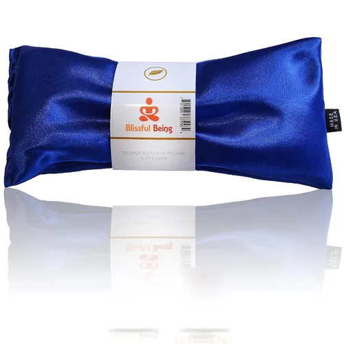 Miniatura 14 de Almohadilla de Seda para Ojos con aroma a lavanda - Almohadillas para Ojos con Aromaterapia - Perfectas para Meditación y Relajación (Amatista)