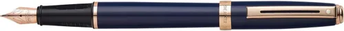 Miniatura 3 de Sheaffer Prelude - Bolígrafo de laca de ónix negro con tapa de paladio perseguido y ribete chapado en oro de 22 quilates