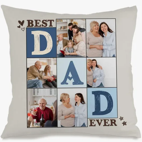 Miniatura 13 de Custom Pillow Case Designed with 6 Pictures and Words for Mom, Decorative Cushion Providing a Heartfelt Gift for Family Celebrations Holidays or 6
