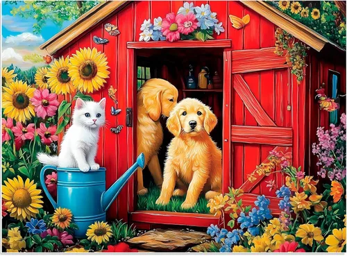 Miniatura 12 de Rompecabezas de 300 piezas para adultos, rompecabezas de flores y pájaros de 300 piezas para adultos que encajan perfectamente, rompecabezas