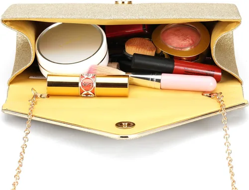 Miniatura 6 de ZIUMUDY Bolsos de noche con purpurina para mujer, para boda, fiesta, bolso