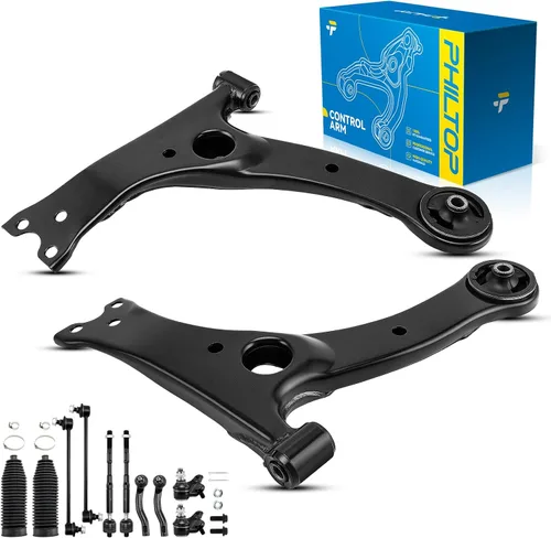 Miniatura 189 de PHILTOP Kit de suspensión delantera de 10 piezas, brazos de control inferiores con juntas de bola, eslabones de extremo de barra estabilizadora