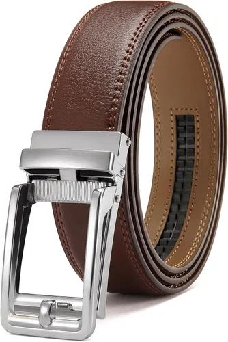 Miniatura 15 de CHAOREN Cinturones Click para hombre – Cinturón de trinquete para hombre de 1 3/8 pulgadas para pantalones de vestir – Compañero perfecto