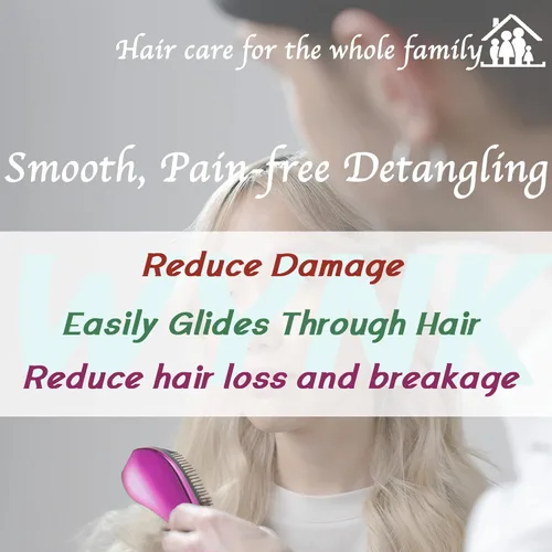 Miniatura 3 de WYNK Cepillo Desenredante para Adultos y Niños, Peine Desenredante Herramientas y Aparatos de Peinado para Cabello