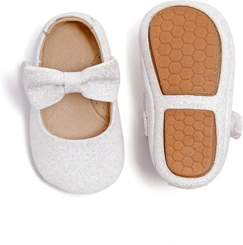 Miniatura 6 de Felix & Flora Zapatos de bebé de suela suave - Zapatos de bebé para caminar, mocasines, suela de goma, zapatos de cuna