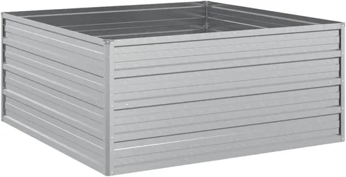 Miniatura 2 de Cama elevada para jardín, camas de jardín elevadas de metal para exteriores, camas de jardín elevadas galvanizadas para verduras, flores, hierbas