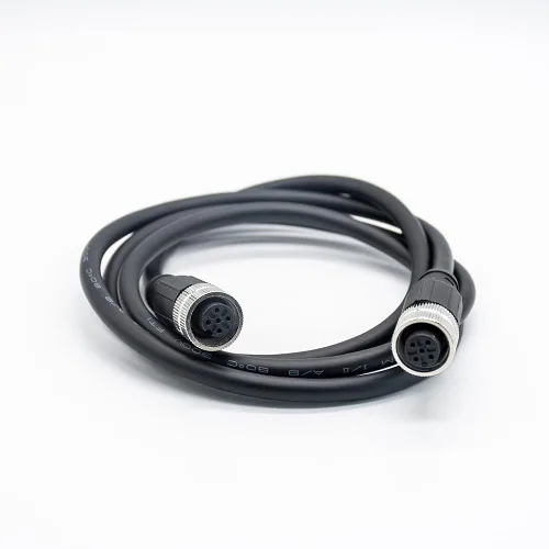 Miniatura 7 de Elecbee Conector M12 5 Pin A-Code Hembra a Hembra Cable terminado doble 1M/3.3ft
