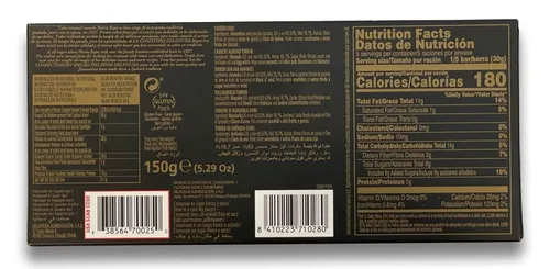 Miniatura 3 de Delaviuda La Confiteria Turron Duro, Turrón Crujiente de Almendras (Paquete de 2)