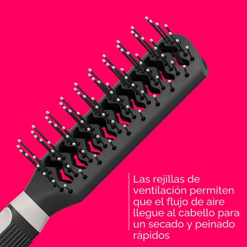 Miniatura 4 de Conair Grip & Lift Vent - Juego de cepillos de tamaño completo y mediano, cepillos de cerdas de nailon para peinar, paquete económico