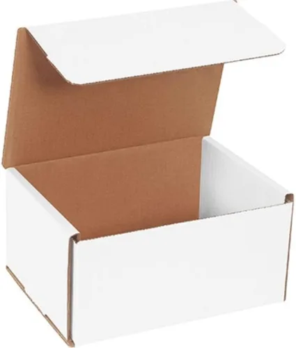 Miniatura 5 de Secure Seal Cajas de envío – Sobres de 5 x 5 x 3 pulgadas – Embalaje de cartón corrugado plegable blanco para correo, mudanza, almacenamiento