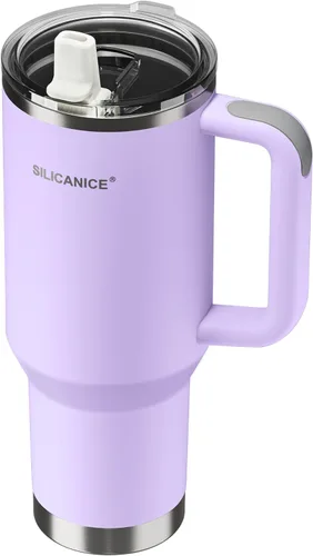 Miniatura 15 de Para café helado y licuados de frutas - Nunca vuelvas a beber de una tapa mohosa: vaso higiénico de 20 onzas, tapa 100% a prueba de fugas y boquilla