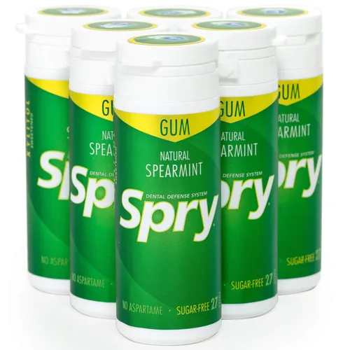 Miniatura 28 de Spry On The Go Fresh Chicle Natural de Xilitol Sistema de Defensa Dental - Sin Aspartamo, Sin Azúcar, Sin OMG (Menta, 55 Unidades - Paquete de 1)
