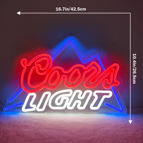 Miniatura 2 de Letreros de Neón de Cerveza para Pared Regulables Letrero Luminoso de Neón Letreros de Luces LED de Cerveza para Cueva del Hombre Pub Fiesta Letrero