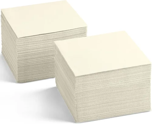Servilletas de cóctel desechables con tacto de lino, paquete de 200 servilletas de papel CHAMPAGNE de 5 x 5 pulgadas para bar, restaurante y Champán