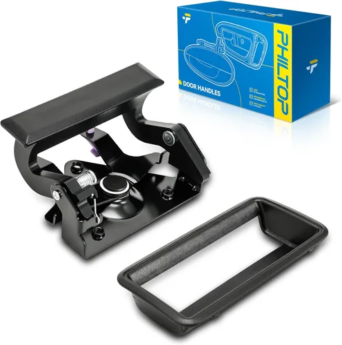 Miniatura 76 de PHILTOP Manija de puerta exterior 3 piezas delantera izquierda y derecha y trasera derecha para Chevy Express 1500/2500/3500, reemplaza # 79320
