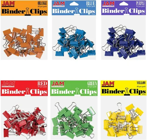 Miniatura 33 de Broches aprietapapeles JAM Paper®, Blanco