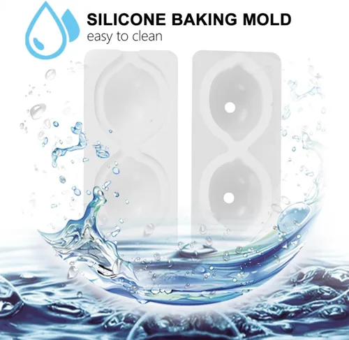 Miniatura 8 de DOITOOL Molde de silicona con forma de limón, moldes de limón de silicona para tartas 3D para hornear postre helado de gelatina