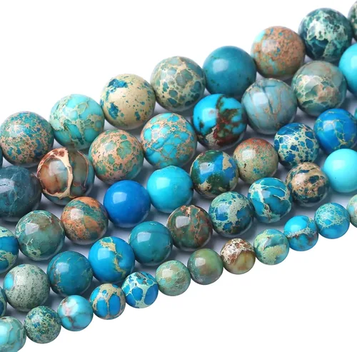 Miniatura 79 de 36 cuentas de calcedonia de jade rojo natural de 25/64 pulgadas (0.394 in), redondas sueltas, piedras preciosas energéticas curativas, para hacer