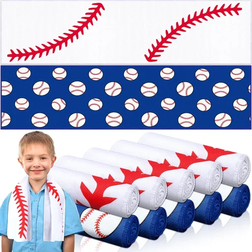 Miniatura 24 de FuWeave Paquete de 12 toallas de enfriamiento de béisbol para equipos deportivos, regalos de 40 x 12 pulgadas, toallas de enfriamiento deportivas