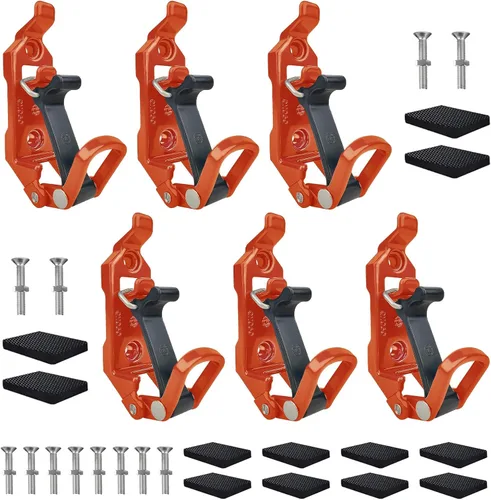 Miniatura 10 de 2 piezas de soporte para palas para portaequipajes de techo, equipo todo terreno, soporte para Rotopax, soporte para palas para camiones, soporte