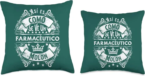 Miniatura 3 de Regalo Original Super Mejor Farmacéutico Regalos Un Farmacéutico Molon Divertido para Hombre Farmaceutico, 16 x 16 pulgadas, Multicolor