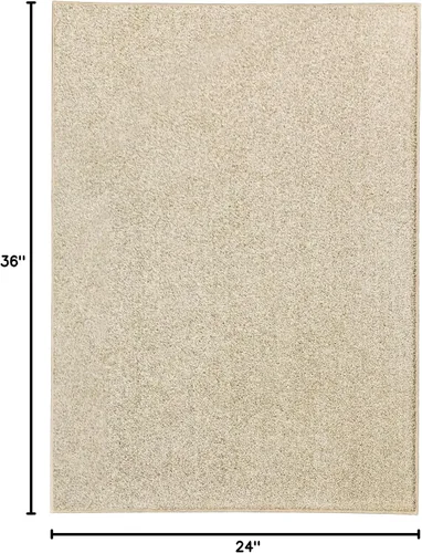 Miniatura 3 de KOECKRITZ Alfombra de área para interiores de 2 x 3 pies – Alfombra texturizada de felpa Frieze, corte personalizado de 1/2 pulgada de grosor