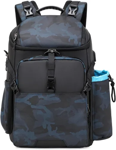 Mochila para cámara DSLR/SLR/sin espejo, bolsa grande para fotografía para hombres y mujeres, con compartimento para laptop y soporte para trípode