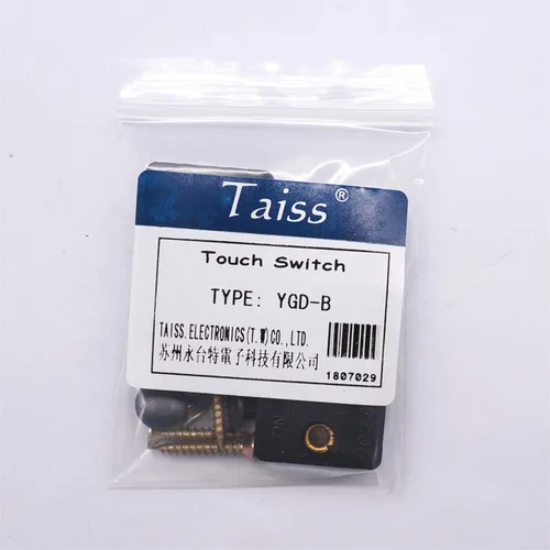 Miniatura 6 de Taiss 2 unids negro gabinete lámpara interruptor armario táctil interruptores automáticos puerta interruptor cajones abrir encendido cierre puerta