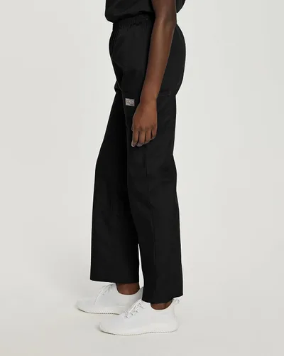 Miniatura 2 de Scrub Zone 83221 - Pantalones elásticos tipo cargo de 3 bolsillos para mujer, gris