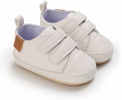 Miniatura 3 de Zapatos de lona y mezclilla con diseño de estrella para bebé - Tenis con suela suave antideslizante y caña alta, ideales para los primeros pasos