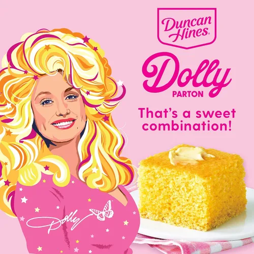 Miniatura 5 de Duncan Hines Mezcla para Pan de Maíz Dulce y Muffins de Dolly Parton, 16 oz.