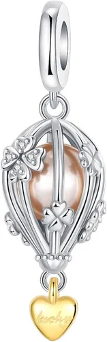 Miniatura 250 de Abalorios de plata de ley 925 con letras de la A ~ Z, para pulseras, collares, Día de San Valentín, Día de la Madre, joyería regalos para mujeres