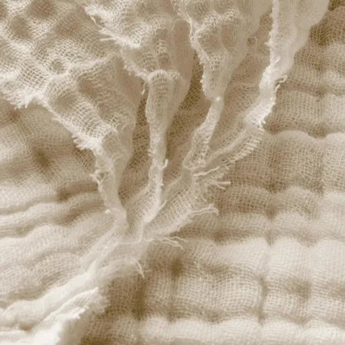 Miniatura 7 de Carriediosa Manta de muselina de 100% algodón, tamaño XL, de 50" x 70", 4 capas, para verano, para cama y sofá, suave, ligera, transpirable, sábanas
