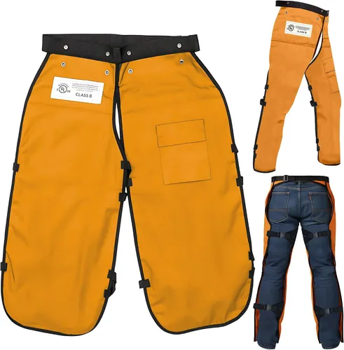 Miniatura 9 de MGP SUPPLY Apron Style Chainsaw Chaps with Pocket & Adjustable Waist Lightweight Class B Protective Safety Equipment