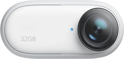 Insta360 GO3 32GB - Cámara de acción pequeña y ligera, portátil y versátil, POV manos libres, montaje en cualquier lugar, estabilización, cápsula de