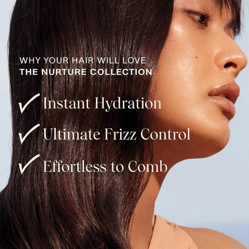 Miniatura 3 de JVN Nurture - Acondicionador hidratante, 10 onzas líquidas, desenreda y suaviza el cabello, acondicionador hidratante y nutritivo profundamente