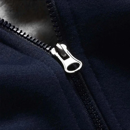 Miniatura 4 de Machlab - Sudadera con capucha, de forro polar para hombre, con cremallera completa, abrigo grueso cálido de lana