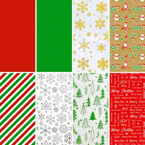 Miniatura 18 de Papel de seda morado, amarillo y verde – Papel de regalo de Mardi Gras, 80 hojas, 14 x 20 pulgadas, a granel, bolsa de regalo, carnaval, mascarada