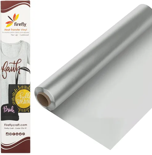 Miniatura 81 de Firefly Craft - Lámina de vinilo de transferencia de calor con purpurina turquesa HTV - Vinilo para transferencia térmica - Hojas de tela
