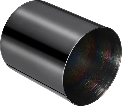 Miniatura 2 de Paquete de 2 soportes redondos de acero inoxidable 304, taza para lápices, organizador de artículos de escritorio de escritorio, soporte para Negro